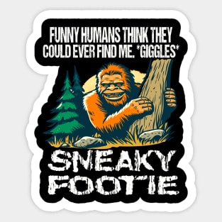 Sneaky Sasquatch Sticker